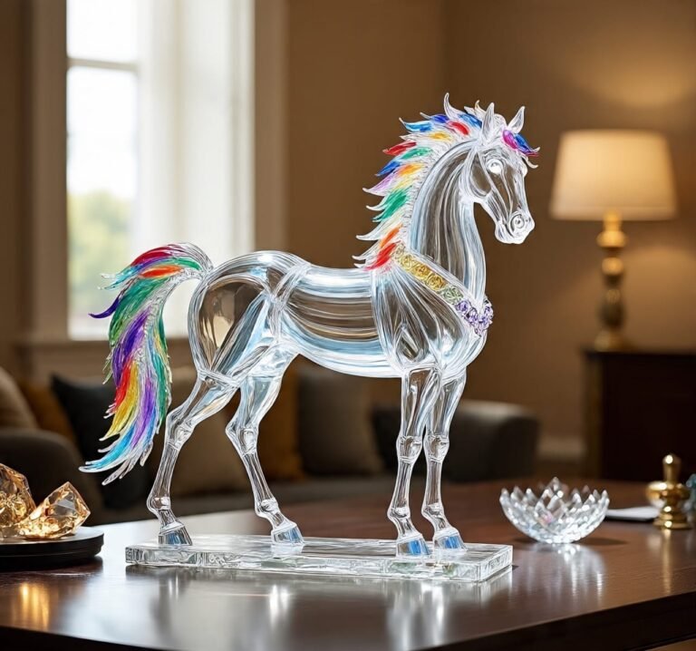 Spirit in Glass: Horse Sculptures carrying the energy of the house