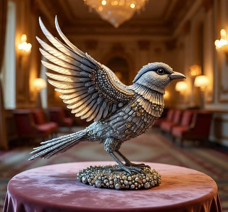 Wings of Art: Beaded Bird Statues That Bring Nature Home.