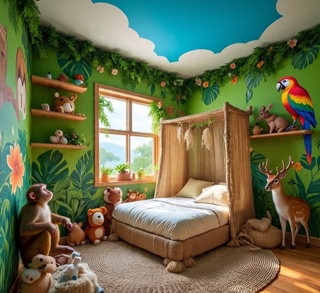 jungle kids room