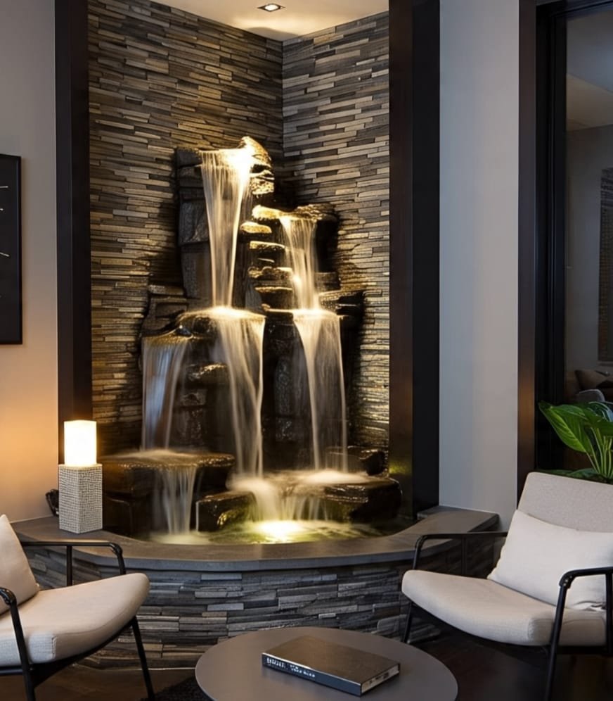 Luxury Indoor Waterfall Designs